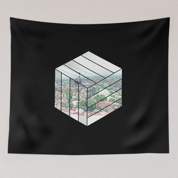 Item preview, It shows a city with a cable car design designed and sold by ChristopherIBK.
