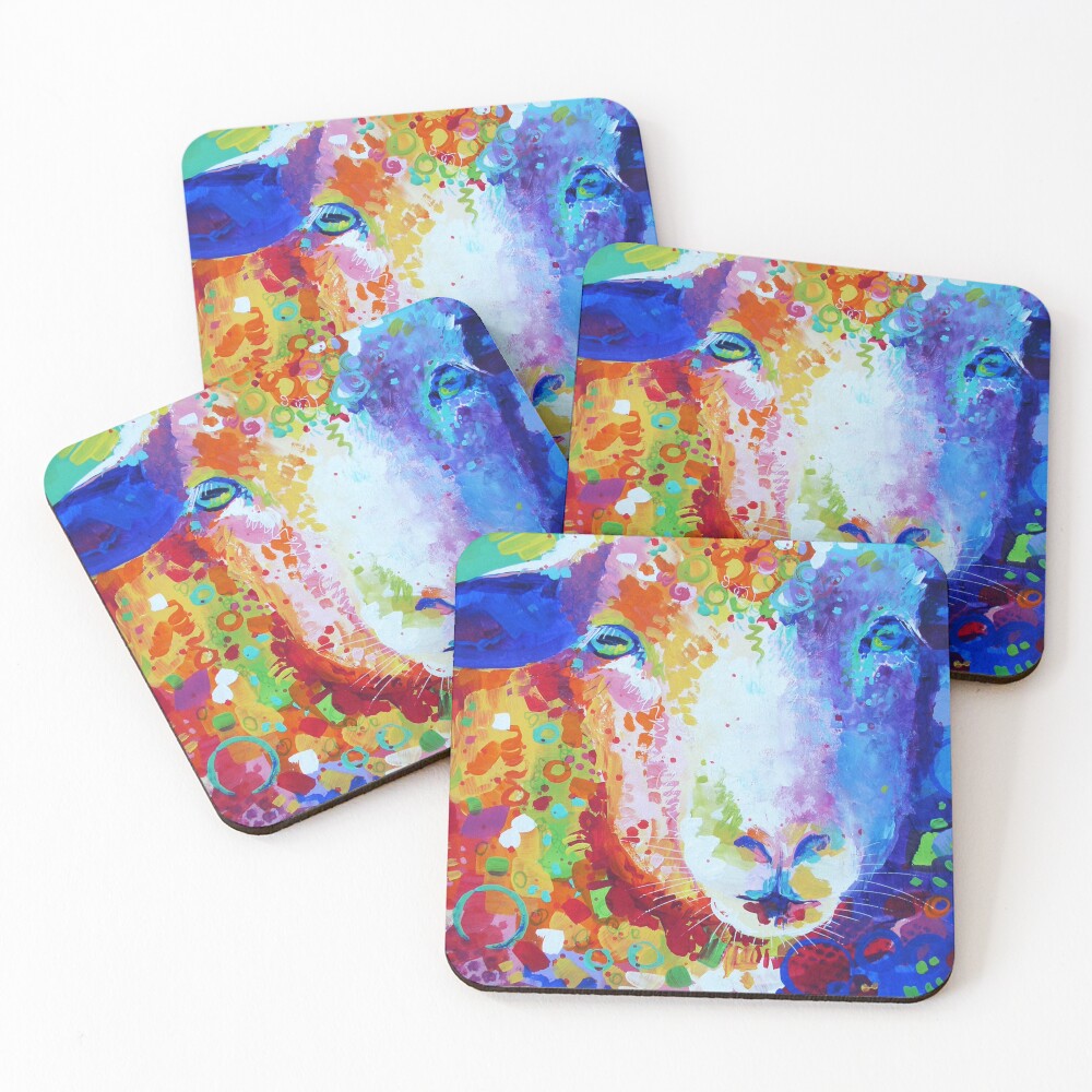 Item preview, Coasters (Set of 4) designed and sold by TooMuchColor.