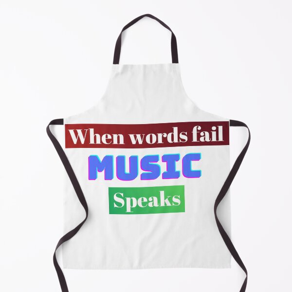 Item preview, When words fail Music speaks designed and sold by Musicianst0re.