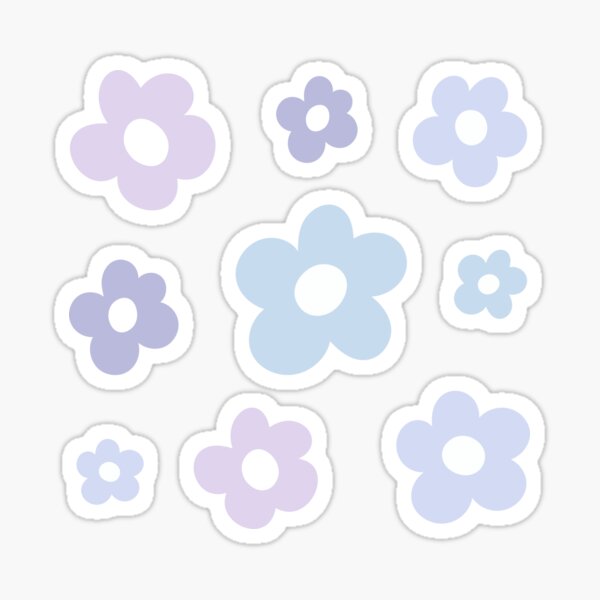 Item preview, Pastel Purple, Pink, Blue Flower Aesthetic Pattern: Golf le Fleur Inspired designed and sold by ahzarts.
