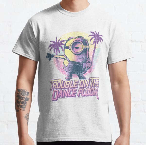 Despicable Me Minions Ärger auf der Tanzfläche Gradient Poster Classic T-Shirt