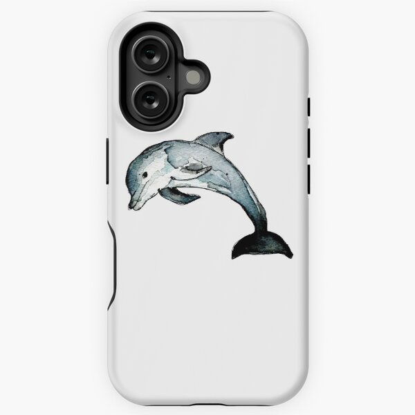 Artikel-Vorschau von Aquarell Delphin // Delfin Illustration, designt und verkauft von lineosa.