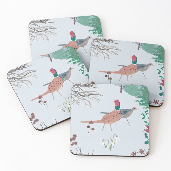 Item preview, Pheasants in winter designed and sold by catherinestone.