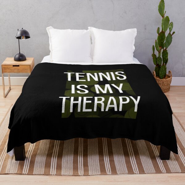 Item preview, Tennis is my therapy essential t-shirt tennis lovers designed and sold by todoAwesome.