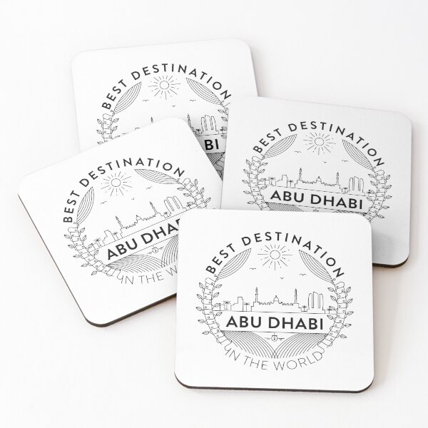 Item preview, Diseño de insignia mínima de Abu Dhabi designed and sold by kursatunsal.