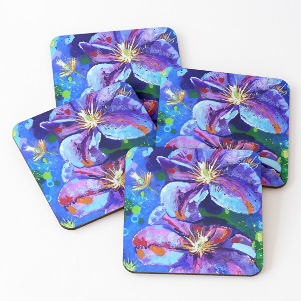 Item preview, Purple Flowers designed and sold by Sandra Trubin.