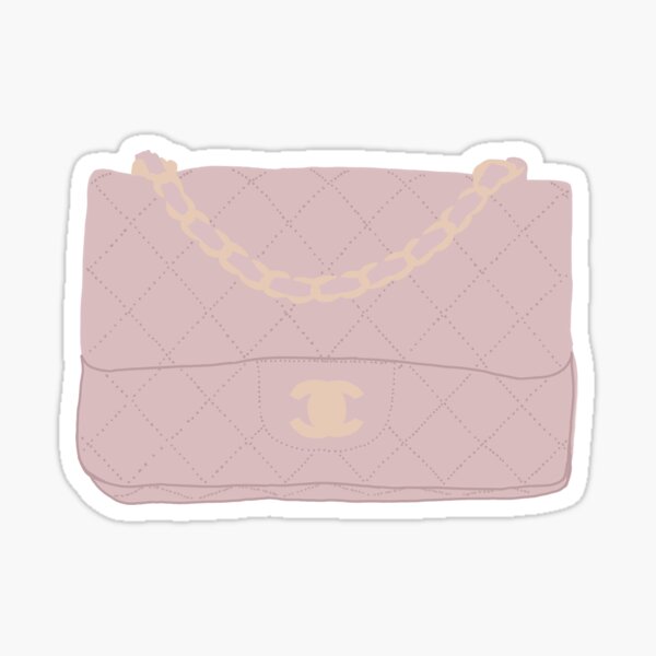 sac chanel rose Sticker