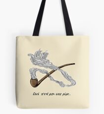 ceci n'est pas une pipe Tote Bag