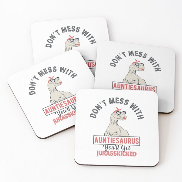 Item preview, Don't Mess With Auntiesaurus - Funny Aunt Pun For Dinosaurs Lover designed and sold by Scratches Tees.
