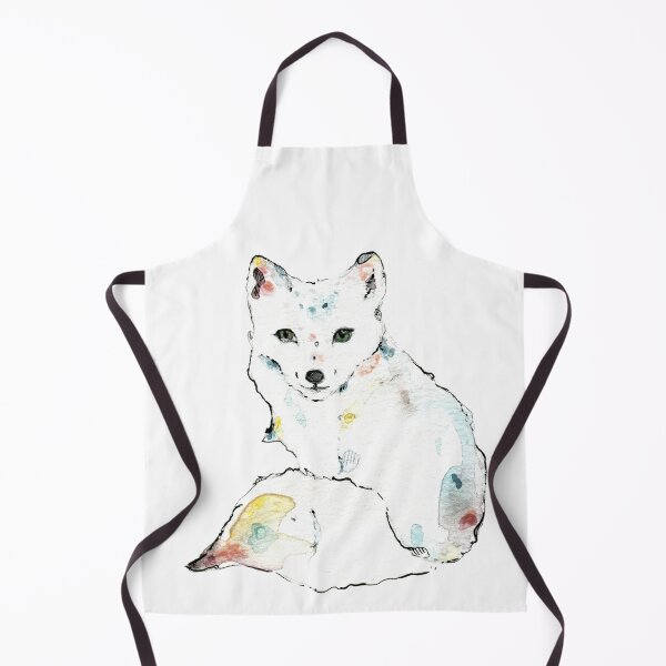 Item preview, Arctic fox watercolor illustration designed and sold by lineosa.