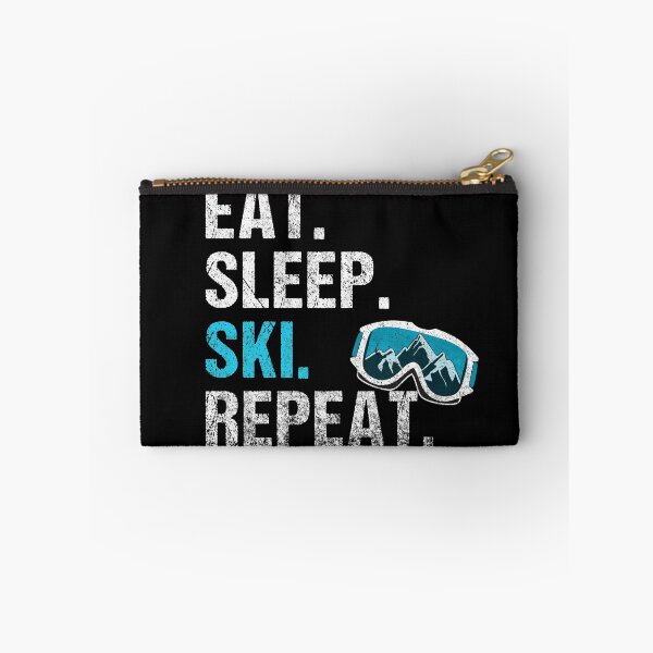 Item preview, EAT. SLEEP. SKI. REPEAT. designed and sold by IdyllCompass.