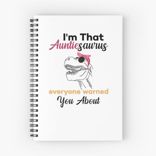 Item preview, I'm The Auntiesaurus - Funny Auntie And Dino Pun designed and sold by Scratches Tees.