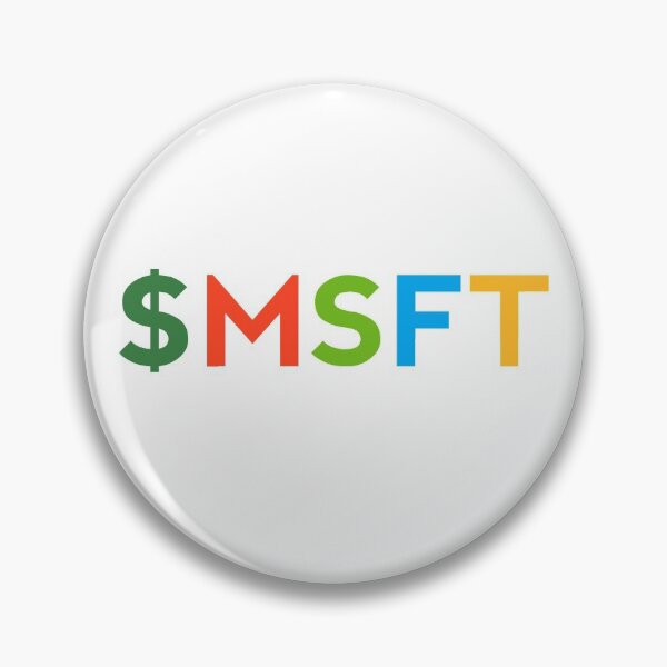 Item preview, MSFT Stock Ticker (Microsoft) designed and sold by the-two-store.