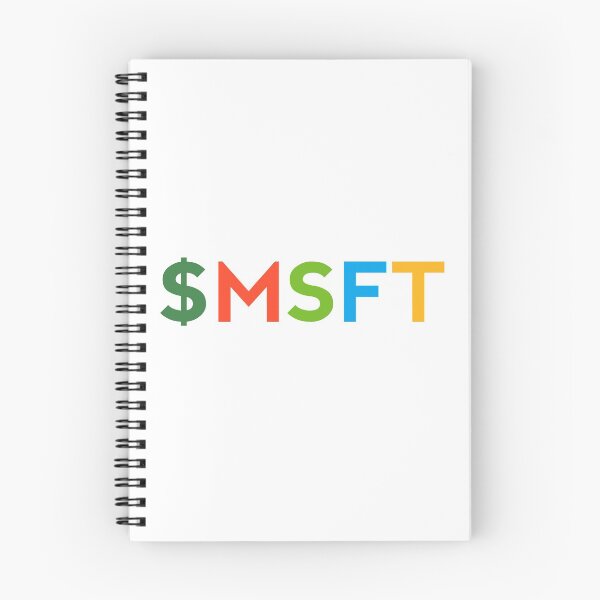 Item preview, Ticker de acciones de MSFT (Microsoft) designed and sold by the-two-store.