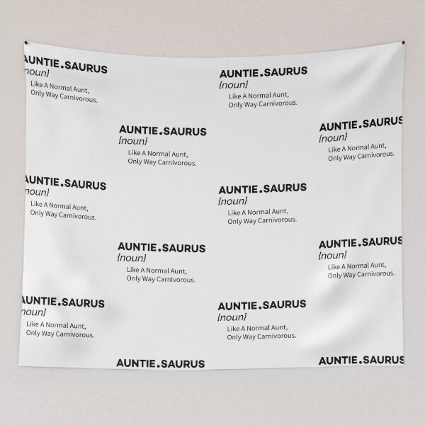 Item preview, Funny Auntiesaurus Noun Definition - Aunt Sarcasm designed and sold by Scratches Tees.