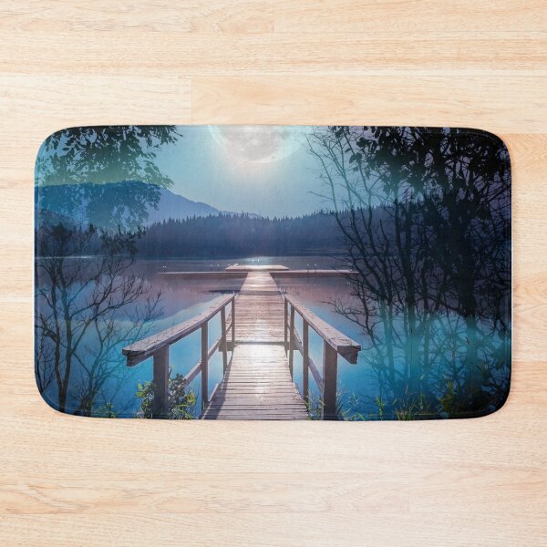 Item preview, Tranquil Moonlight Beach designed and sold by my-green-gecko.