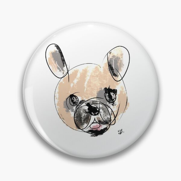Item preview, frenchie sketch designed and sold by Redsonya888.