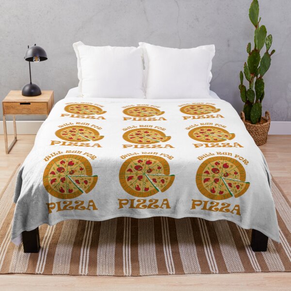 Item preview, Will Run For Pizza designed and sold by AmberSiraj.