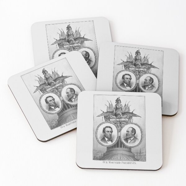 Item preview, Abraham Lincoln and James Garfield - Our Martyred Presidents - Circa 1881 designed and sold by warishellstore.