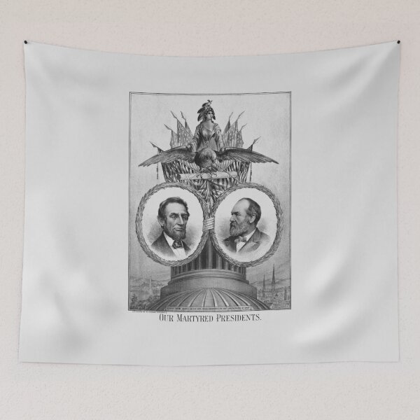Item preview, Abraham Lincoln and James Garfield - Our Martyred Presidents - Circa 1881 designed and sold by warishellstore.