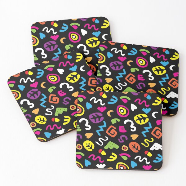 Item preview, Abstract 80s arcade carpet inspired pattern 02 designed and sold by MamSelle.