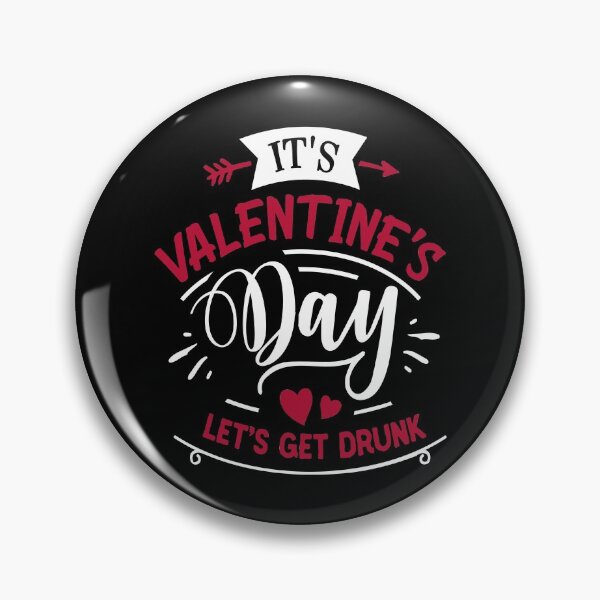 Item preview, anti valentines tshirt lets get drunk saying 2021 designed and sold by Raeolus.