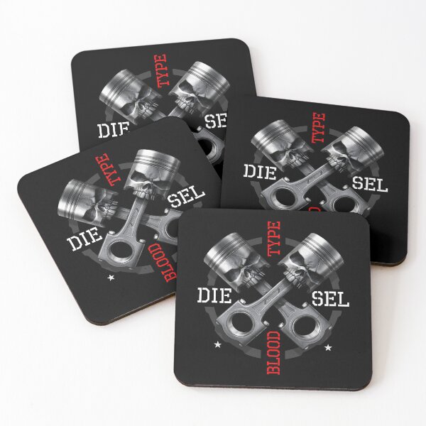 Item preview, Skull Blood Type Diesel Engine Pistons designed and sold by FD-Design.