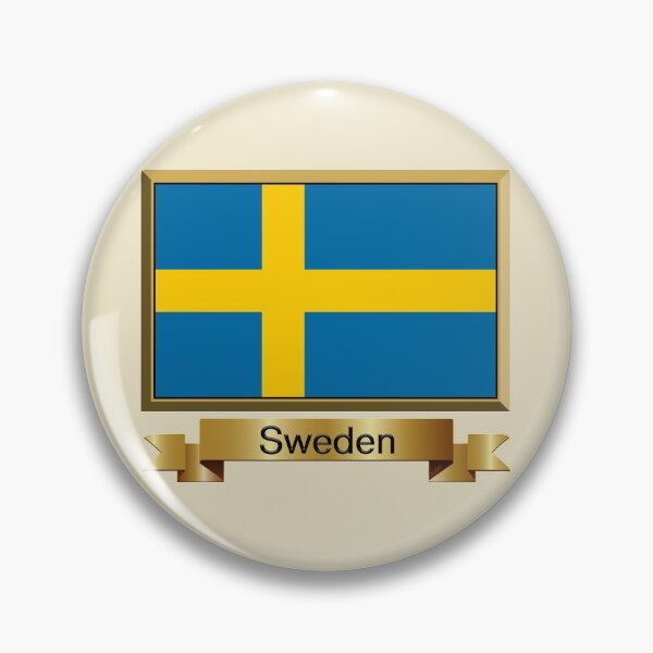 Item preview, Swedish Flag Gifts, Masks, Stickers & Products (N) designed and sold by mpodger.