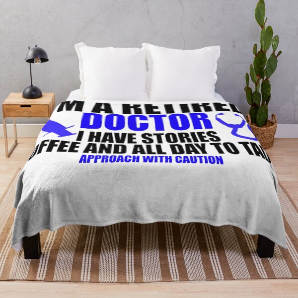 Item preview, I'm a retired Doctor I have stories coffee and all day to talk Approach with caution designed and sold by Crystalsgraphix.