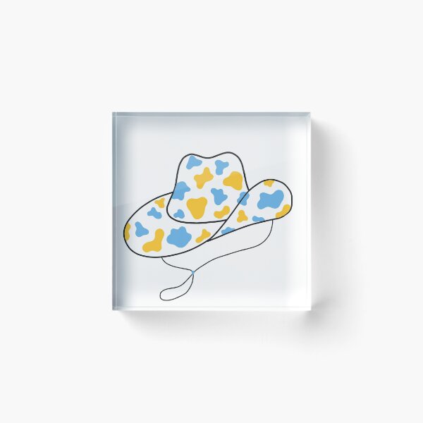 Item preview, Long Island University cowboy hat (white background)  designed and sold by lizashubaderov.