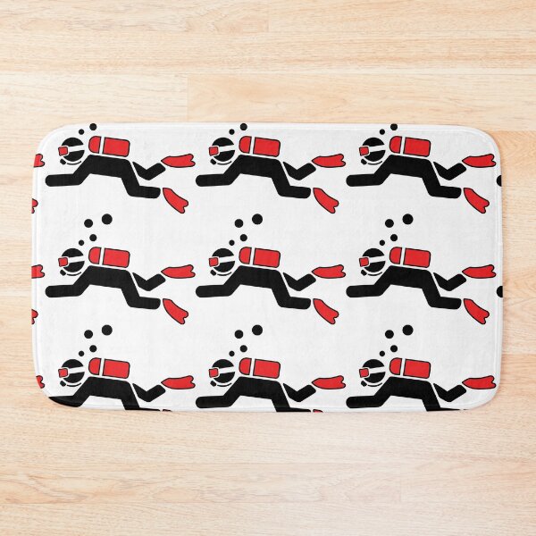 Item preview, Red Scuba Diver designed and sold by Siren-Cedes.