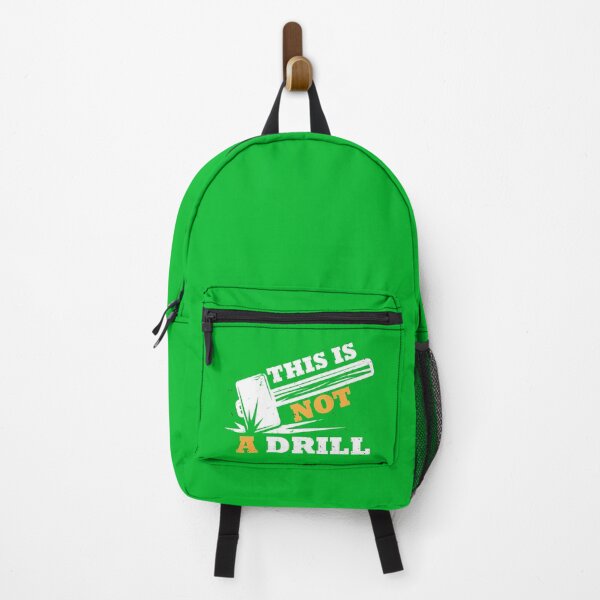 Item preview, THIS IS NOT A DRILL ILLUSTRATION HAMMER WITH TYPOGRAPHY this is not a drill gift designed and sold by Drago Art.