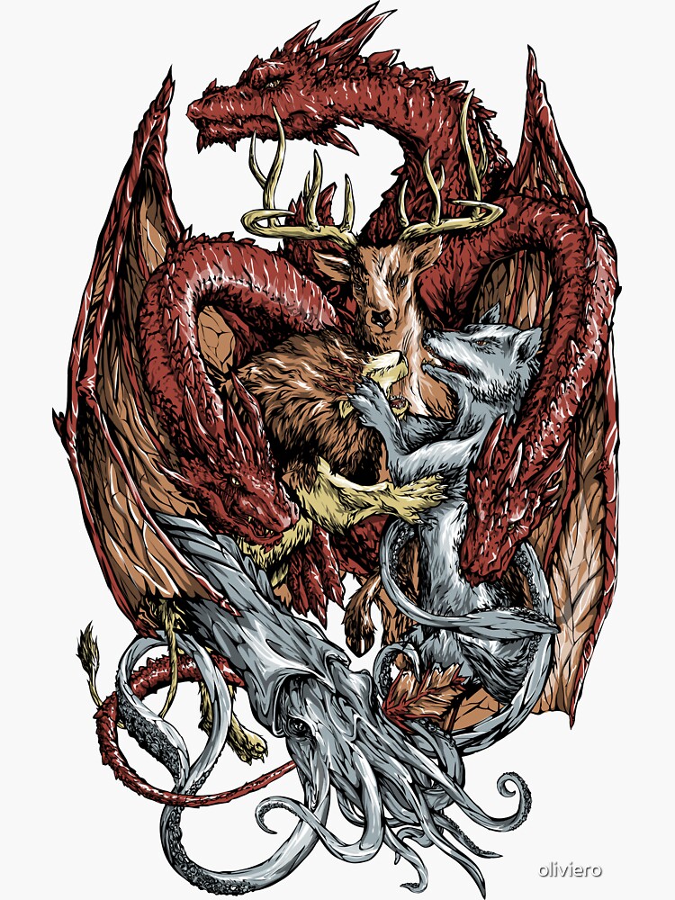 Thumbnail 3 of 3, Sticker, Win or Die designed and sold by oliviero.