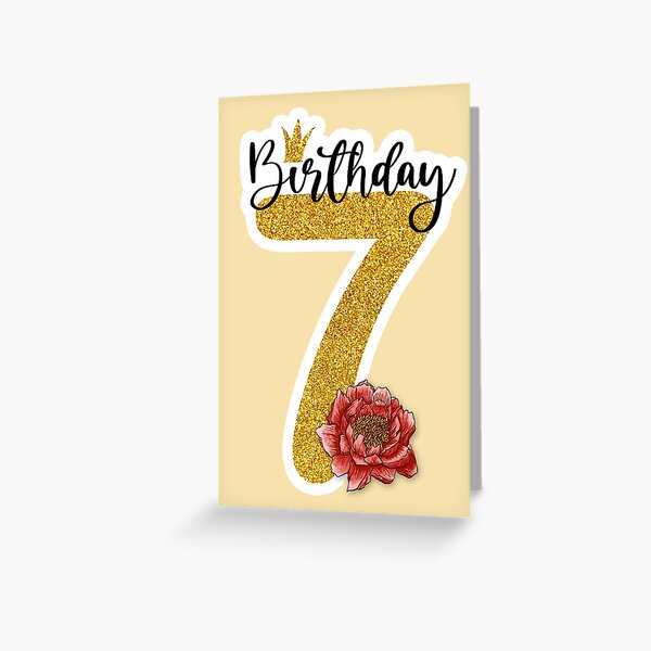 Celebrations Occasions Joyeux Anniversaire Sept Aujourd Hui 7th Carte De Vœux Pour Garcons Age 7 Carte D Anniversaire Home Furniture Diy