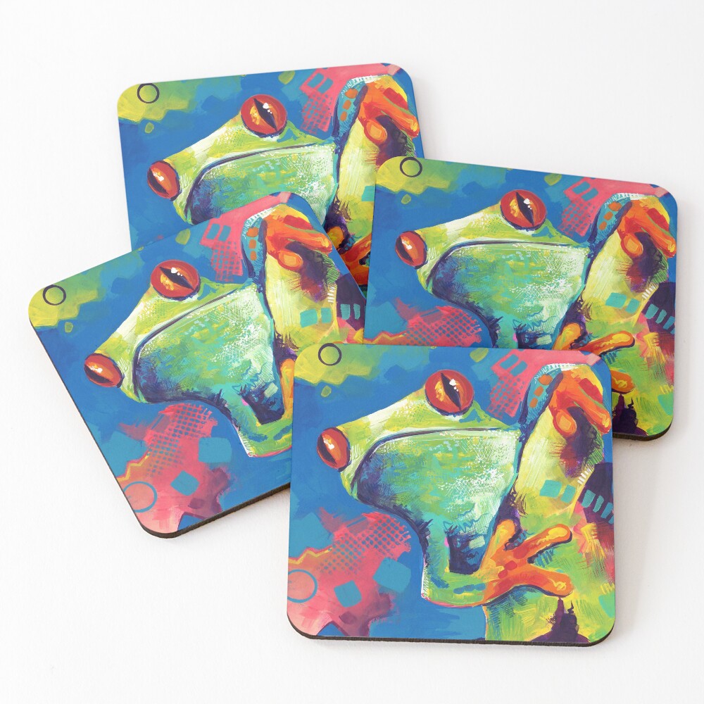 Item preview, Coasters (Set of 4) designed and sold by TooMuchColor.