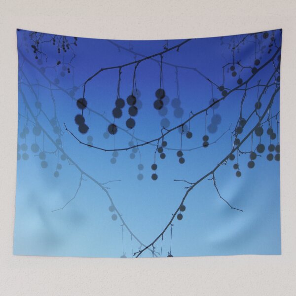 Item preview, London Plane Blue Sky Abstract Artist Jenny Meehan designed and sold by Jenny Meehan Art Prints and Patterns  .