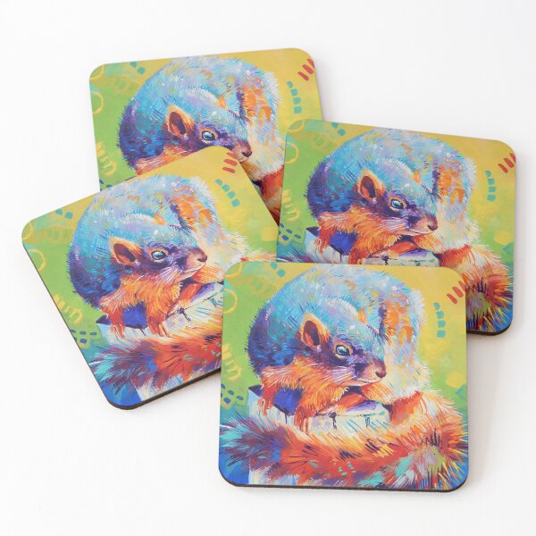 Item preview, Colorful Squirrel designed and sold by Sandra Trubin.