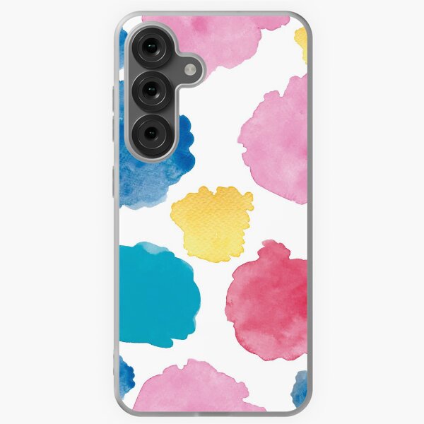 Diseño acuarela. Un buen regalo para llenar tu vida de color Funda blanda para Samsung Galaxy