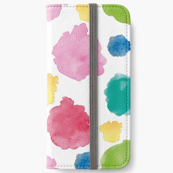 Diseño acuarela. Un buen regalo para llenar tu vida de color Fundas tarjetero para iPhone