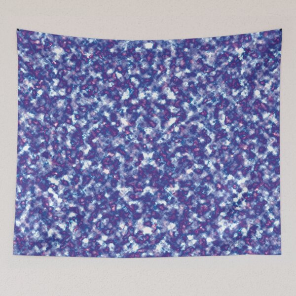 Item preview, Abstract coloured blue and pink pattern designed and sold by myseptember18th.