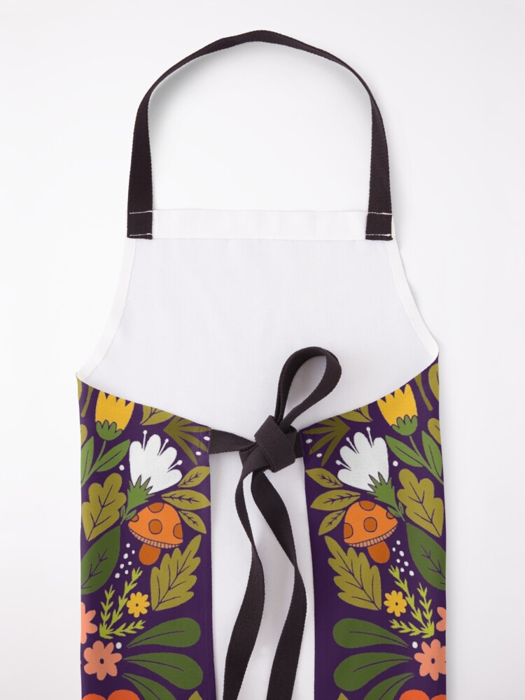 Alternate view of though she be but little, she is fierce! Apron