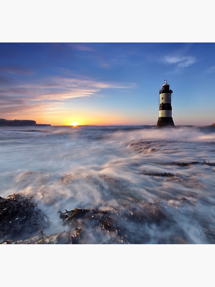 Sunset at Penmon Lighthouse, on the Isle of Anglesey by bcash
