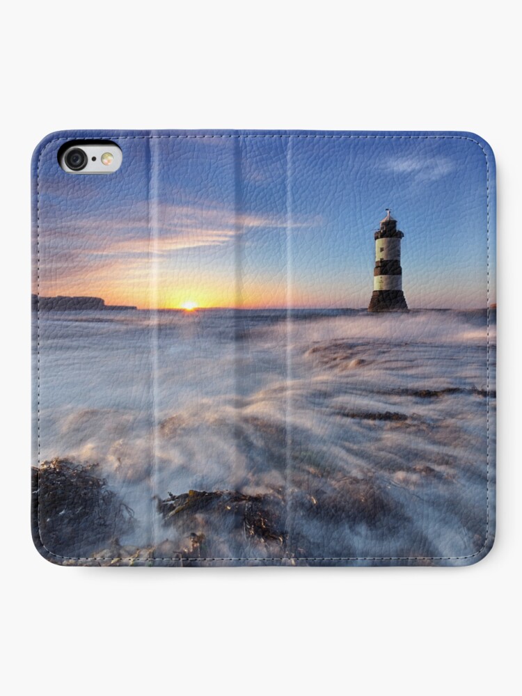 Alternate view of Sunset at Penmon Lighthouse, on the Isle of Anglesey iPhone Wallet