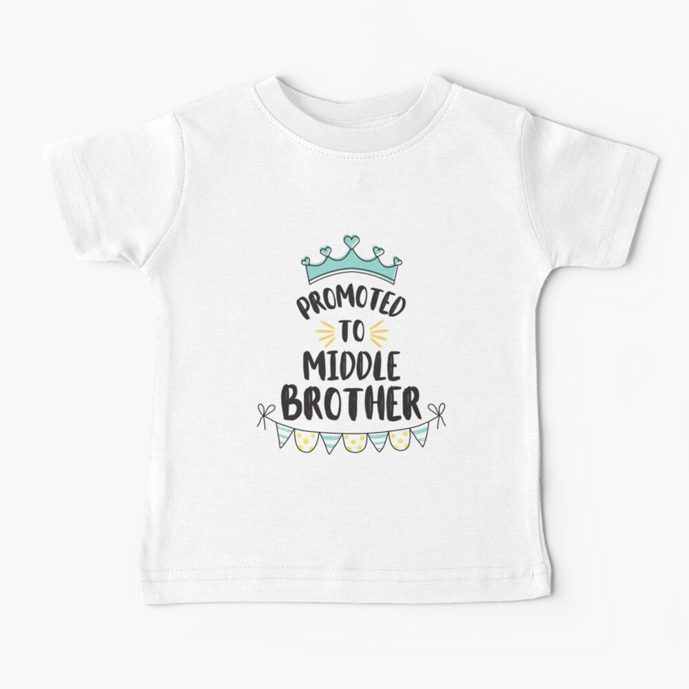 promoted to middle child shirt