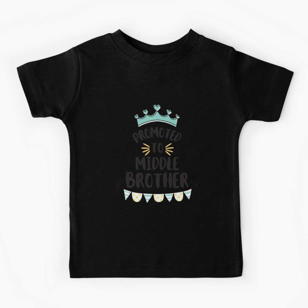promoted to middle child shirt