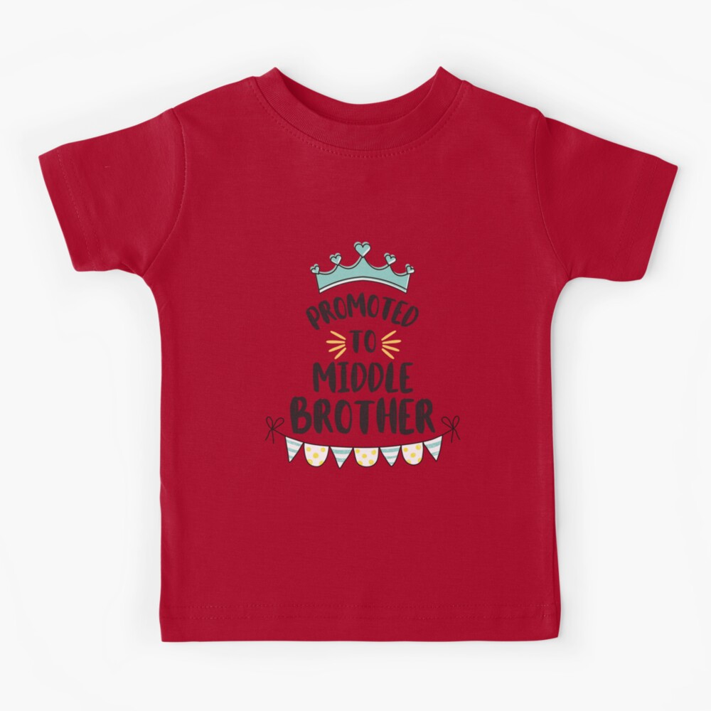 promoted to middle child shirt