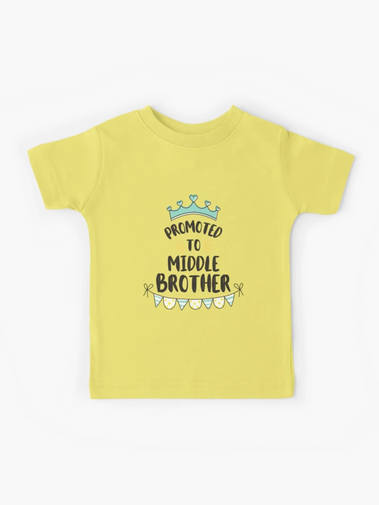 promoted to middle child shirt