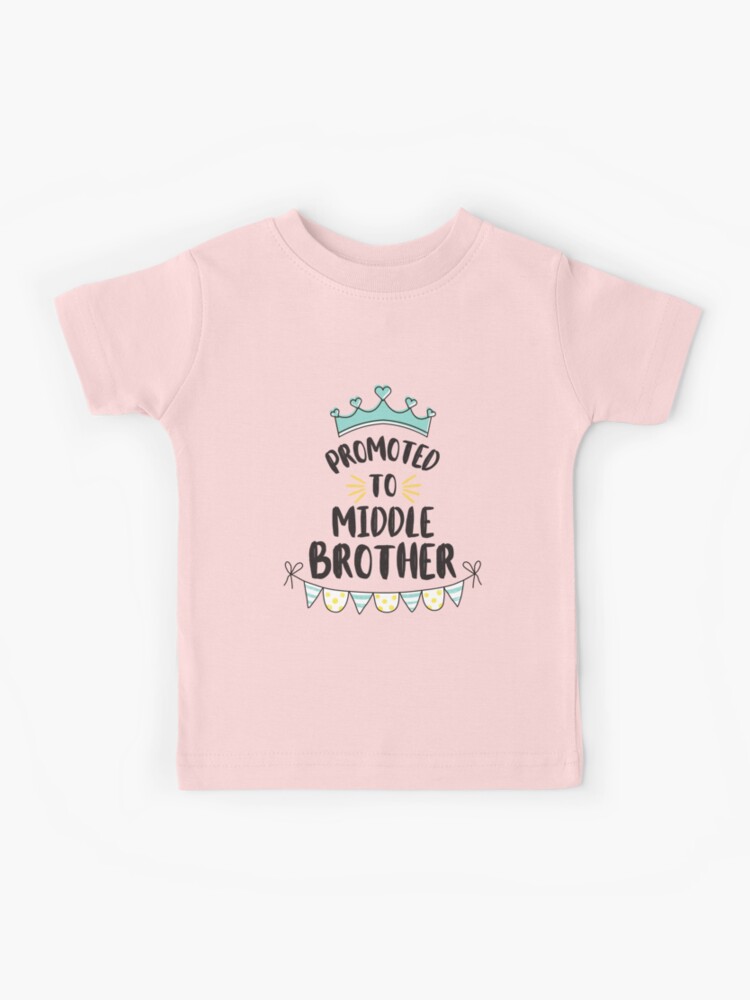 promoted to middle child shirt
