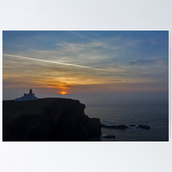 Item preview, Stoer Head Lighthouse at Sunset designed and sold by derekbeattie.