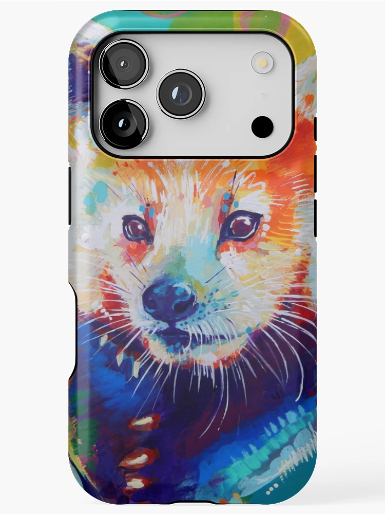 Thumbnail 1 of 4, iPhone Case, Red Panda designed and sold by Sandra Trubin.